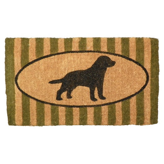 Black lab doormat best sale