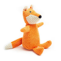 Woodland Fox Plush Dog Toy