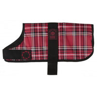 Outhwaite Red Tartan Dog Coat